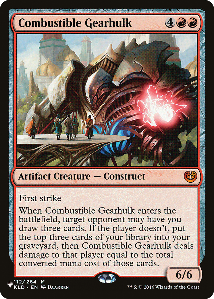 Combustible Gearhulk (LIST-KLD-112) [The List]