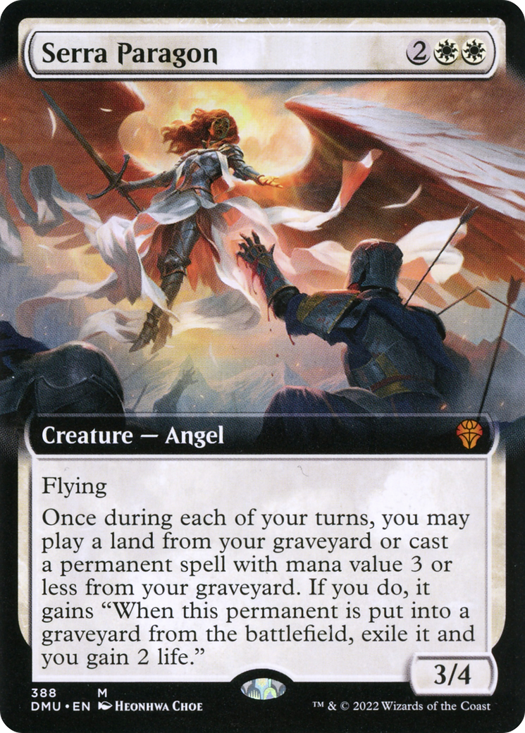Serra Paragon (DMU-388) [Dominaria United]: (Extended Art) Foil