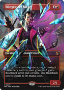 Stingcaster Mage (Borderless) (Facet Foil) (457) [Reality Fracture] Foil