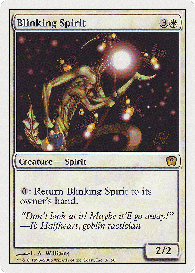 Blinking Spirit (9ED-008) [Ninth Edition] Foil