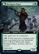 Howlpack Piper // Wildsong Howler (VOW-392) [Innistrad: Crimson Vow]: (Extended Art, Double Faced Transform) Foil