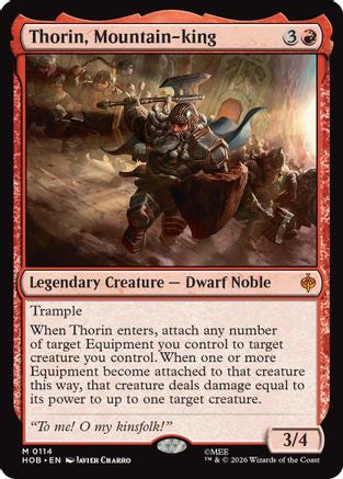 Thorin, Mountain-king (HOB-114) [The Hobbit] Foil
