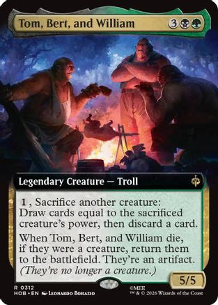 Tom, Bert, and William (Extended Art) (HOB-312) [The Hobbit] Foil