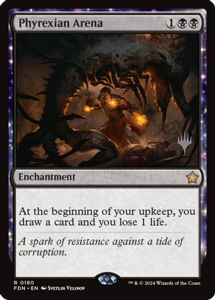 Phyrexian Arena (PPSOS-180) [Promo Pack: Secrets of Strixhaven]