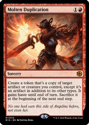 Molten Duplication (PPSOS-014) [Promo Pack: Secrets of Strixhaven]