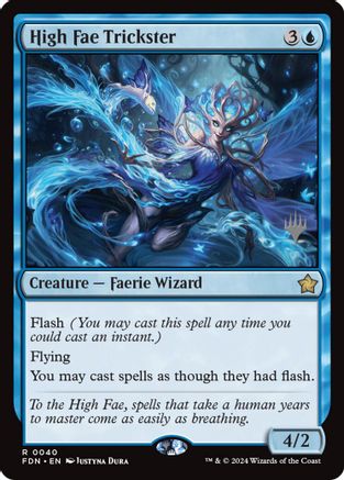 High Fae Trickster (PPSOS-040) [Promo Pack: Secrets of Strixhaven] Foil