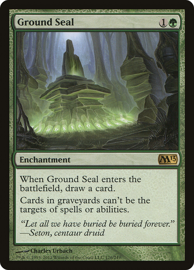 Ground Seal (M13-176) [Magic 2013]