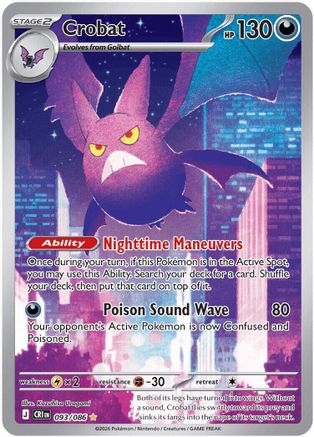 Crobat - 093/086 93 - [ME04 Chaos Rising] Holofoil