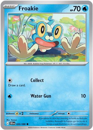 Froakie - 020/086 20 - [ME04 Chaos Rising]