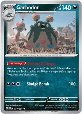 Garbodor 57 - [ME04 Chaos Rising] Reverse Holofoil