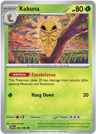 Kakuna 2 - [ME04 Chaos Rising] Reverse Holofoil