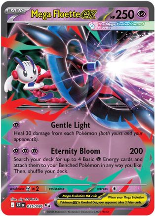 Mega Floette ex - 035/086 35 - [ME04 Chaos Rising] Holofoil