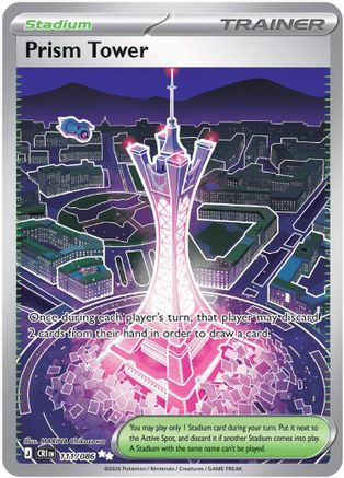 Prism Tower - 111/086 111 - [ME04 Chaos Rising] Holofoil