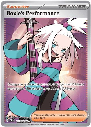 Roxie's Performance - 112/086 112 - [ME04 Chaos Rising] Holofoil