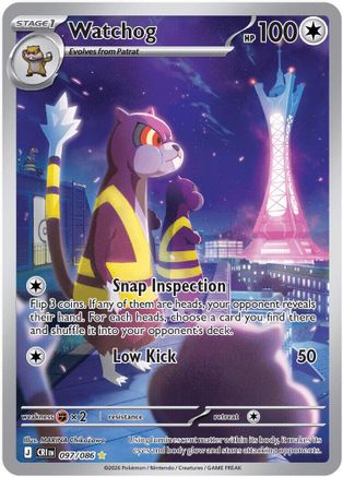 Watchog - 097/086 97 - [ME04 Chaos Rising] Holofoil