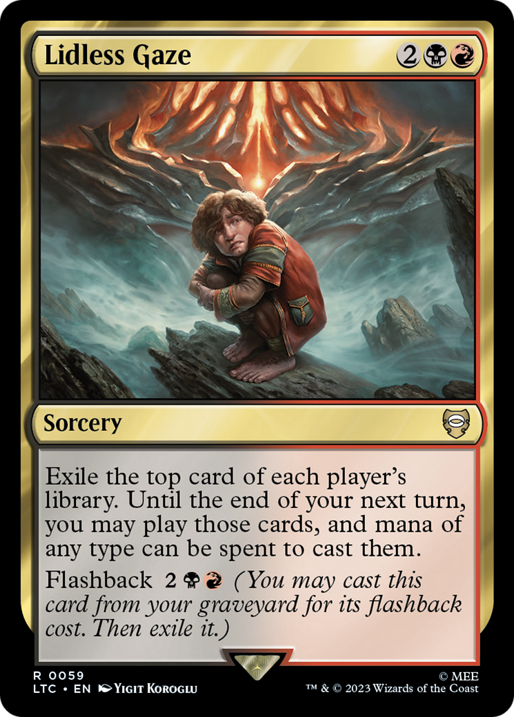 Lidless Gaze (LTC-059) [Tales of Middle-earth Commander]