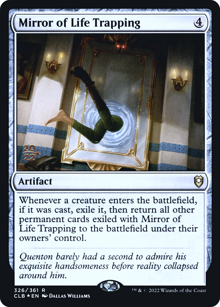 Mirror of Life Trapping (PRE-326S) [Battle for Baldur's Gate Promos] Foil