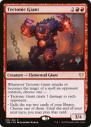 Tectonic Giant (PPTHB-158P) [Theros Beyond Death Promos] Foil