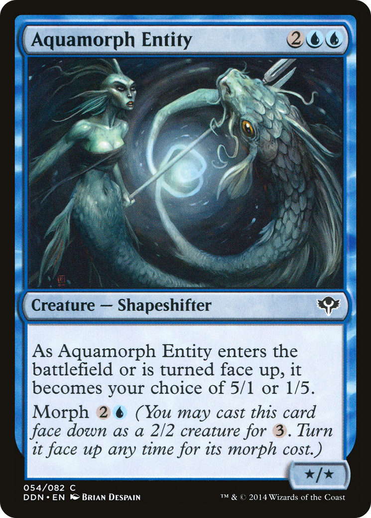 Aquamorph Entity (DDN-054) [Duel Decks: Speed vs. Cunning]