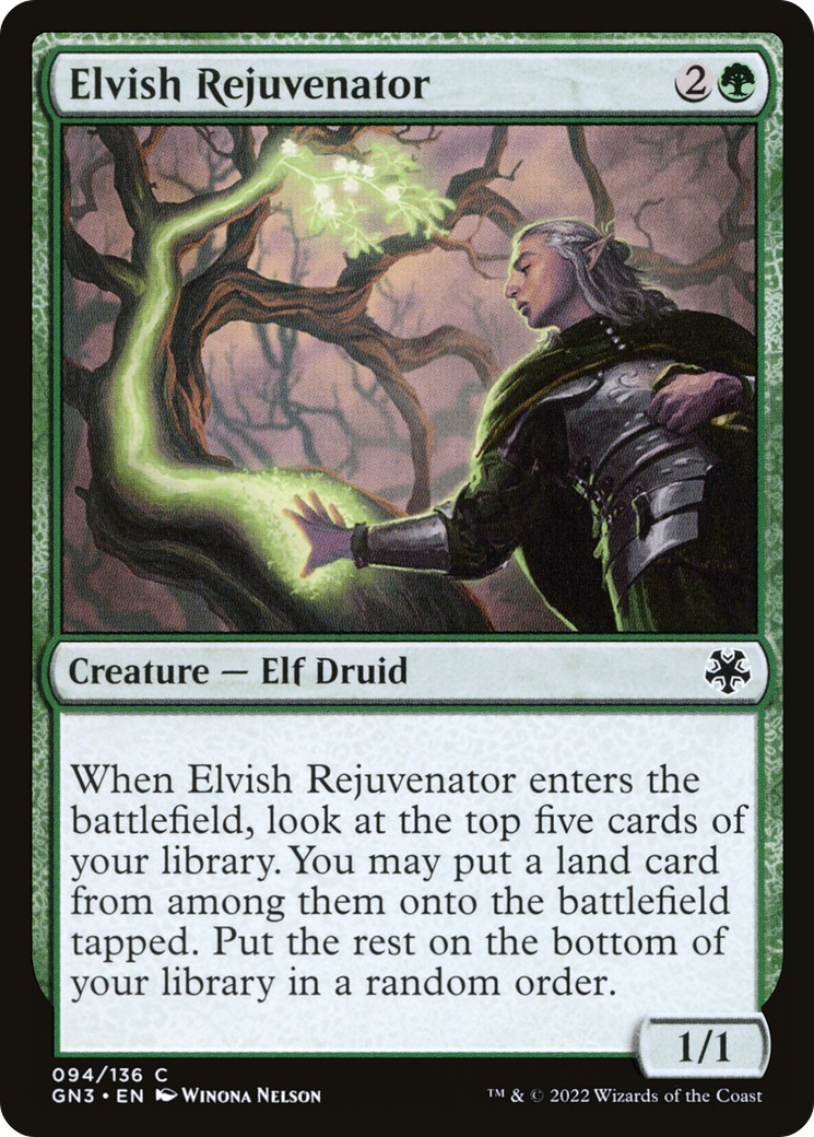 Elvish Rejuvenator (GN3-094) [Game Night: Free-for-All]