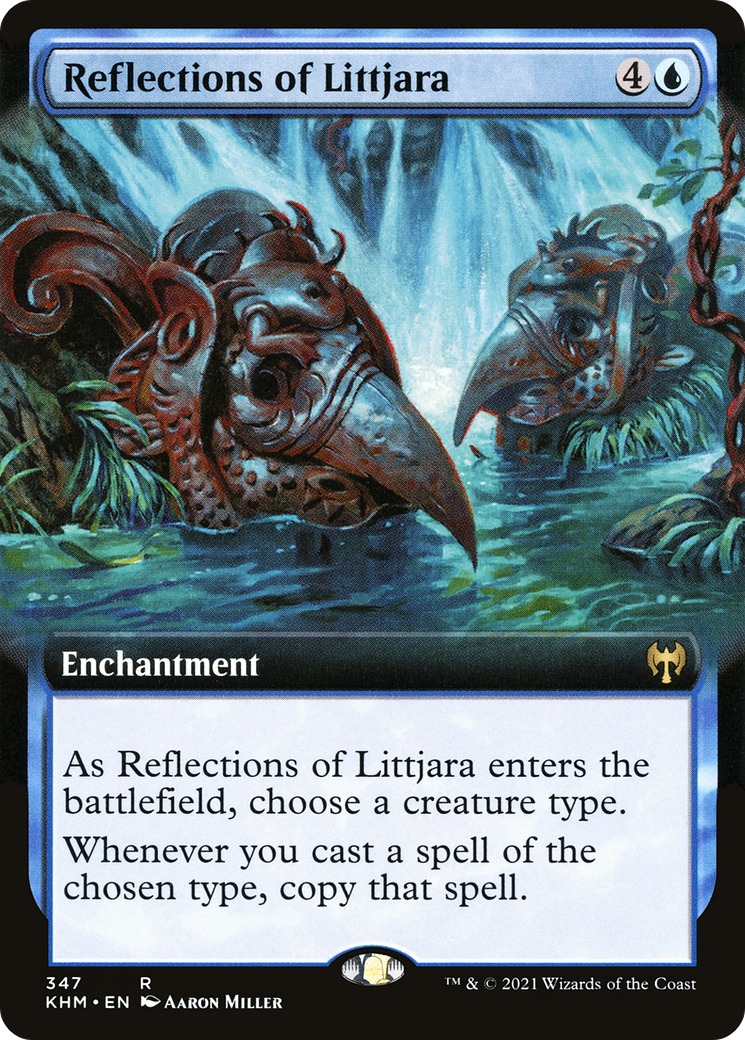 Reflections of Littjara (Extended Art) (KHM-347) [Kaldheim]