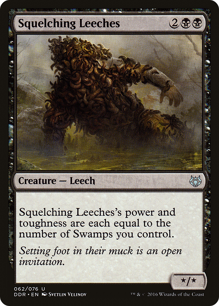 Squelching Leeches (DDR-062) [Duel Decks: Nissa vs. Ob Nixilis]