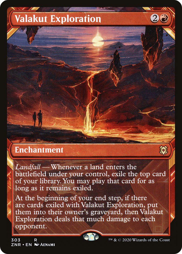 Valakut Exploration (Showcase) (ZNR-303) [Zendikar Rising]