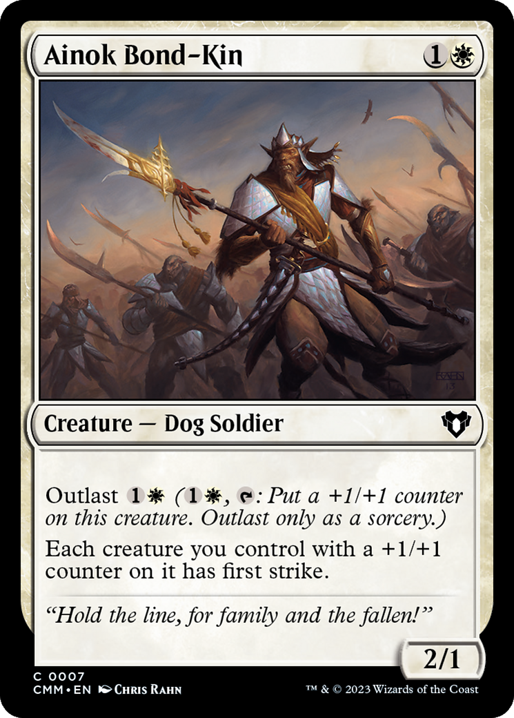 Ainok Bond-Kin (CMM-007) [Commander Masters] Foil
