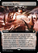 Desecrate Reality (CMM-746) [Commander Masters]: (Extended Art) Foil