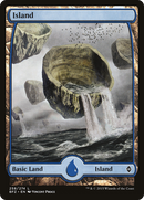 Island (258) - Full Art (BFZ-258) [Battle for Zendikar] Foil
