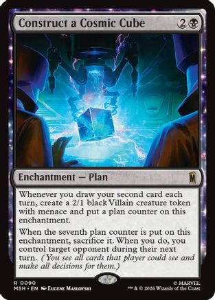 Construct a Cosmic Cube (MSH-090) [Marvel Super Heroes] Foil