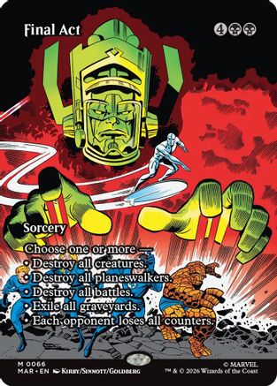 Final Act (Borderless) (MAR-066) [Marvel Universe Eternal-Legal]