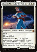 Captain Marvel, Earth's Protector (MSH-011) [Marvel Super Heroes] Foil