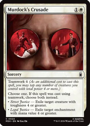 Murdock's Crusade (MSH-024) [Marvel Super Heroes]