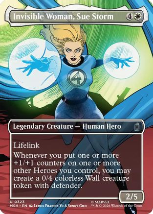 Invisible Woman, Sue Storm (Borderless) (MSH-323) [Marvel Super Heroes]