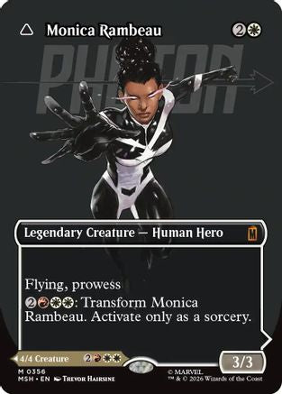 Monica Rambeau (Borderless) (0356) (MSH-356) [Marvel Super Heroes] Foil