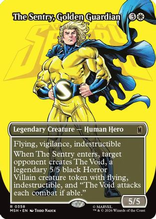 The Sentry, Golden Guardian (Borderless) (MSH-358) [Marvel Super Heroes]