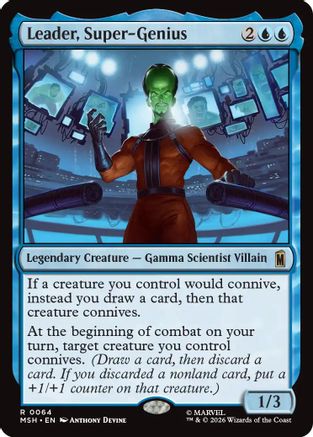 Leader, Super-Genius (MSH-064) [Marvel Super Heroes]