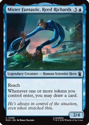 Mister Fantastic, Reed Richards (MSH-066) [Marvel Super Heroes] Foil
