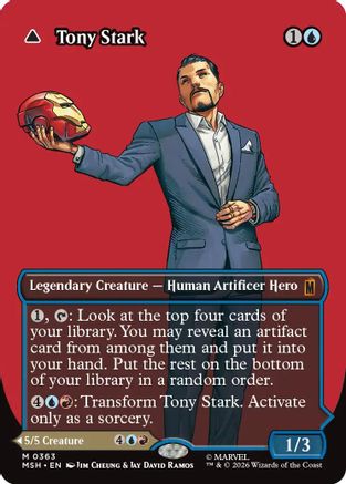 Tony Stark (Borderless) (MSH-363) [Marvel Super Heroes]