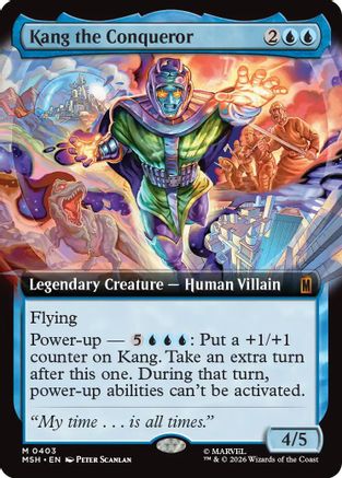 Kang the Conqueror (Extended Art) (MSH-403) [Marvel Super Heroes] Foil