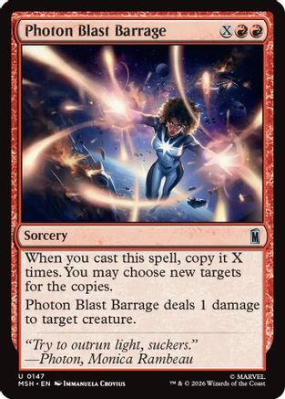 Photon Blast Barrage (MSH-147) [Marvel Super Heroes]