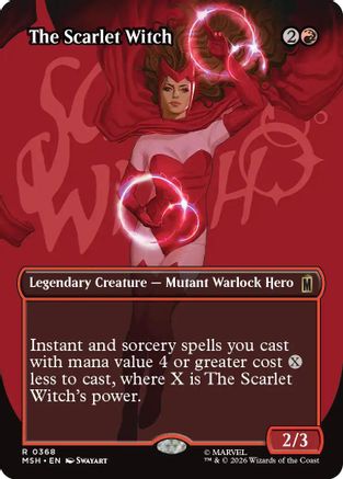 The Scarlet Witch (Borderless) (MSH-368) [Marvel Super Heroes]