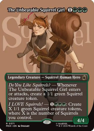 The Unbeatable Squirrel Girl (Borderless) (MSH-371) [Marvel Super Heroes]