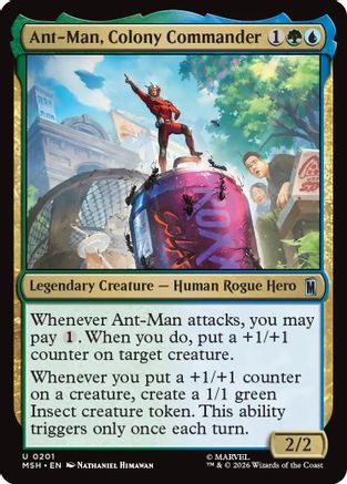 Ant-Man, Colony Commander (MSH-201) [Marvel Super Heroes] Foil