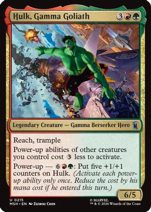 Hulk, Gamma Goliath (MSH-215) [Marvel Super Heroes] Foil