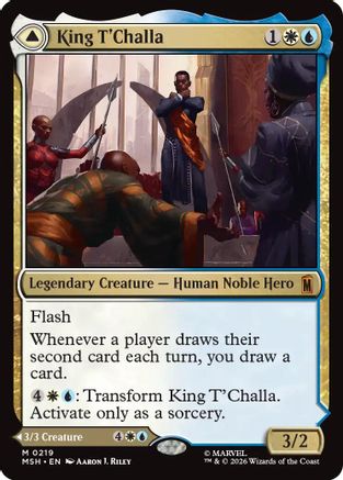King T'Challa (MSH-219) [Marvel Super Heroes] Foil