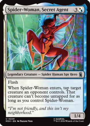 Spider-Woman, Secret Agent (MSH-229) [Marvel Super Heroes] Foil