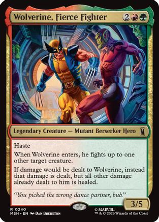 Wolverine, Fierce Fighter (MSH-240) [Marvel Super Heroes]