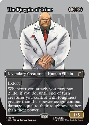 The Kingpin of Crime (Borderless) (0374) (MSH-374) [Marvel Super Heroes] Foil